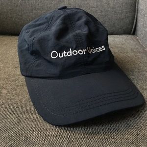 NEW Outdoor Voices Navy SnapBack Baseball Cap Hat